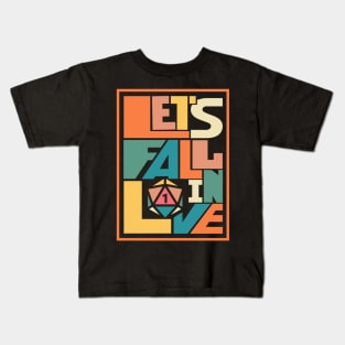 DnD Design Let's Fail in Love Retro Nat1 Kids T-Shirt